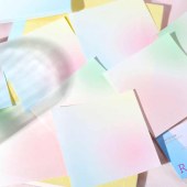 Memo Pad Colorful Series Simple INS Style Romantic Decoration Unique Memo for Diary Scrapbook DIY Albums Mr. Paper 100 Pages