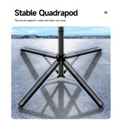 Multifunction 180 cm Long Aluminium Alloy Handheld Selfie Stick Tripod Stand with Wireless Remote