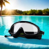 High-Quality Progressive Silicone Swimming Goggles with Anti-Fog Wide Lenses and Oxygen Absorption Feature