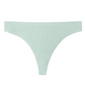 Pure Cotton Women's Panties - Seamless, Low-Waist, Sexy Bikini Briefs with Minimalist Thin Straps.