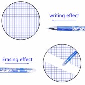 Hot sell school stationery office supplies erasable gel pen  erasable ink natural pen with eraser