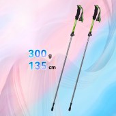 Aluminum Telescopic Multifunctional Hiking Stick Collapsible Hiking Stick  Aluminum Trekking Pole
