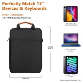 Best selling 10 11 12.9 tablet shoulder bag  11" iPad Pro  10.9" iPad Air 10.2" iPad Surface Tablet Sleeve Case for office