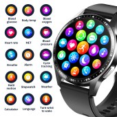 F400 1.55 Inch Screen Smart Watch Support ECG/ Blood Oxygen / Blood Sugar / 150+ Sports Mode