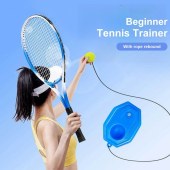 Solo Tennis Trainer Improved Skills Rebound Ball Self Practice Tennis Trainer Base Rebound Ball Portable