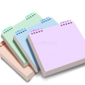 Square Loose-leaf Notebook Flip Top Removable coil Notebook Book for students journal notebook (2 pack)