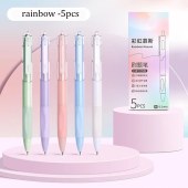 Gel Pens Sets Wholesale Office Stationary Neutral Signature Pen High Quality Hot Sale 5 Pack Black