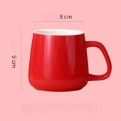 Customizable ceramic mugs with four color options, personalized logos, and mixed-color combinations available. Perfect for group or corporate gift customization.
