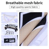 Custom Design Polyester BreathableBasketball Wear Uniform Custom Logo Sublimation Printed Basketball Jersey Set