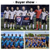4 color can custom-made men football shirt soccer jersey custom jersey football uniform for boys & men 160-190cm