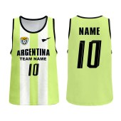 Custom-made soccer training vests for boys and girls in youth and teen schools, outdoor training uniforms, and team uniforms.