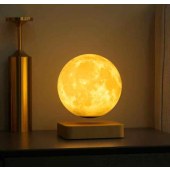 Home Decor Levitating Moon Magnetic Levitation Lamp LED 3D Printed Luna Night Light