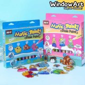 Glass Paint Glue 3D Art Paint Pen For Kids Hot Sell DIY Set Non-toxic Window Glue (2 pack)