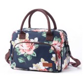 Large Capacity Insulated Lunch Bag - Portable & Foldable Oxford Cloth Tote for All Ages, Perfect Christmas Gift