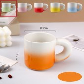 Customizable green ceramic mugs personalized logosPerfect for group or corporate gift customization