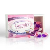 Eco-friendly 3in1 Laundry Detergent Pods 30 Count Superior Cleaning Power Stain Remover  Lavender Vanilla Scent Wash Capsules