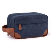 Toiletry Bag for Men and Women | Canvas Travel Toiletry Bag | Dopp Kit Shaving Bag for Travel Accessories