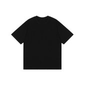 Adult Custom Logo custom-made Loose-Fit Cotton T-shirt Black&White Mixable 5 Size Available Unisex Desigh