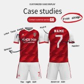 Custom-made Youth Cheap Soccer Team Wear Soccer Jerseys Sublimation Quick Dry Adult Men Football Jersey Uniforms Set