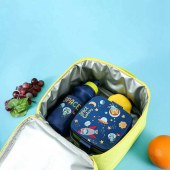 1&3 Pieces Cute Cartoon Decorated Insulated Lunch Bag, School Food Lunch Box, Leak-Proof Camping Picnic Bag, Suitable For Office, School, Outdoor, Summer Beach Waterproof Camping Travel Picnic Bag
