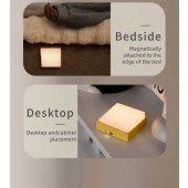 Patent New Desigh LED Touch Sensor Night Light Magnetic Wall Lamp Rechargeable Baby Sleep Light Dimmable Bedside Lamp Closet Light Eye Protection
