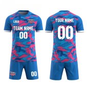 Oem Custom-made Breathable Soccer Wear Football Jersey Shirt Set Sublimated Club Team Uniform Classic Retro Soccer Jersey For Boys & Men 160-190cm Ls01(18-21)