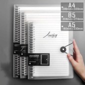 Loose leaf notebooks Binder A4 A5 B5 removable notebook for student loose-leaf notebook pp cover subject journal