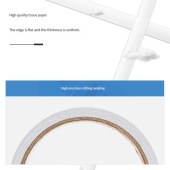 Double-sided adhesive student with high viscosity thin handmade cotton paper two-sided strong white tear no trace tape cloth