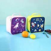 1&3 Pieces Cute Cartoon Decorated Insulated Lunch Bag, School Food Lunch Box, Leak-Proof Camping Picnic Bag, Suitable For Office, School, Outdoor, Summer Beach Waterproof Camping Travel Picnic Bag