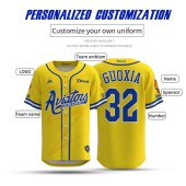 Oem Custom-made Sublimated Embroidery Mesh Baseball Jersey Men Button Down Baseball Uniform Team Shirt Customized Softball Jersey