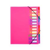 Stock Hot Sale A4 Office Folder Custom Expanding File Color Markers Document For Business Folders (2 pack)