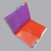 Stock Hot Sale A4 Office Folder Custom Expanding File Color Markers Document For Business Folders (2 pack)