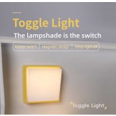 Patent New Desigh LED Touch Sensor Night Light Magnetic Wall Lamp Rechargeable Baby Sleep Light Dimmable Bedside Lamp Closet Light Eye Protection