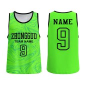 Custom-made Top quality breathable soccer training vest school boys & girls cheap football vest mesh soccer vest kids & young's soccer training bibs