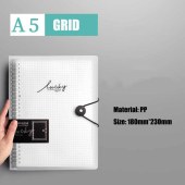 Loose leaf notebooks Binder A4 A5 B5 removable notebook for student loose-leaf notebook pp cover subject journal