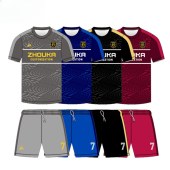 Custom Logo Sublimated Soccer Team Training Kits Shorts Shirt Full Sets Uniforms custom-made Football Jerseys Soccer Jersey For Yongs & Adult
