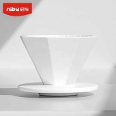 Nibu V Shape Hand Brewing Coffee Strainer Drip Cup Filter Ceramic Pour Over Stand Coffee Dripper