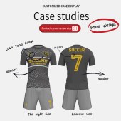 Custom Logo Sublimated Soccer Team Training Kits Shorts Shirt Full Sets Uniforms custom-made Football Jerseys Soccer Jersey For Yongs & Adult