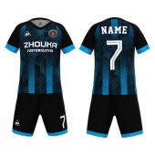 90-150cm Factory OEM Service Custom-made Soccer Jersey Set Kid Men Blank Soccer Team Uniform with Sublimation Breathable Football Soccer Wear s04-k-01