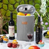 Portable Insulated Wine Bag, Oxford Cloth Champagne Cooler Bag, 8L Capacity Picnic Tote for Outdoor Wine, Beer, or Beverage Storage