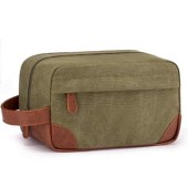 Toiletry Bag for Men and Women | Canvas Travel Toiletry Bag | Dopp Kit Shaving Bag for Travel Accessories