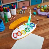 Trend Products Children's Colorful Glowing Magic Light Brush Mess Free Painting Pen Graffiti Art Pen Birthday Gift