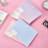 Waterproof A4 File Bag Organiser Data Book Office Stationery Obstetrics Data Book A4 Loose-leaf Expanding File Folder (2 pack)