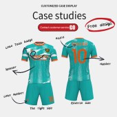New Design Service Custom-made Vintage Football Jersey Set Classic Sports Shirts Soccer Team Training Wear Sublimation Uniform