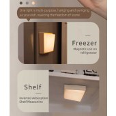 Patent New Desigh LED Touch Sensor Night Light Magnetic Wall Lamp Rechargeable Baby Sleep Light Dimmable Bedside Lamp Closet Light Eye Protection