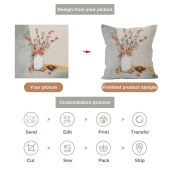 Pillow custom logo cartoon pillow DIY home sofa pillow photo custom gift pillow