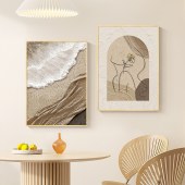 Nordic Modern Textured Tropical Scenery painting on canvas Living room laundry bedroom dinning room wall art display painting