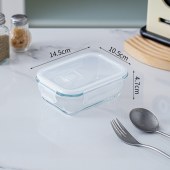 Glass Lunch Box Borosilicate Glass Food Container Set Glass Food Storage Container