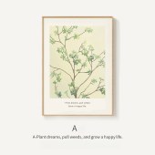 Home wall painting season floral wall art