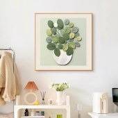 Nordic Modern square painting on canvas Living room laundry bedroom dinning room wall art display painting